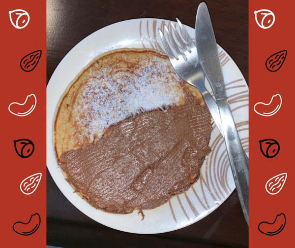 Homemade Pancakes with Pureheart Mixed Nut Spread