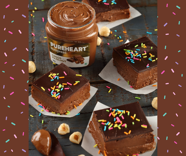 No-Bake Pureheart Choco Hazelnut Nutspread Fudge