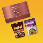 PUREHEART Pure Celebration Onam Gift Hamper - Cherokee Trail Mix (80 g) & Hershey's Kisses Chocolate with Gift Card.