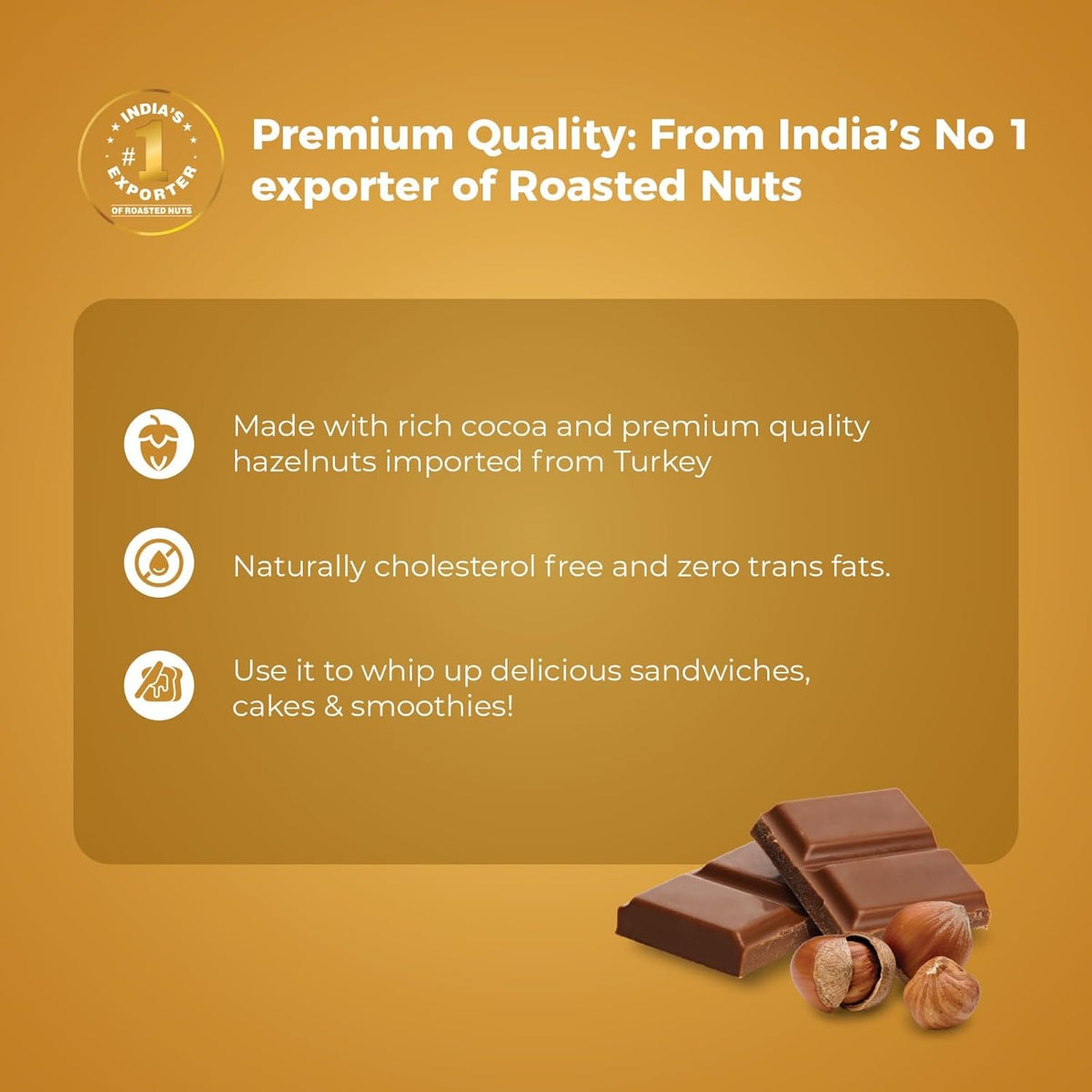 Pureheart Nut Spread Combo of Choco Hazelnut (1 kg) and Choco Mixed Nut (1 kg) Delicious and Creamy Snack, Nutty Chocolate Spread for Breakfast