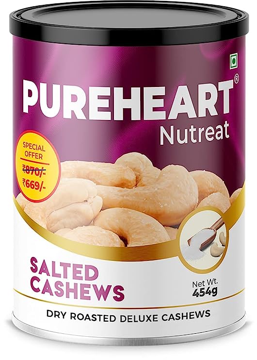 Pureheart Whole Salted Cashews