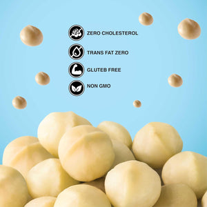 Pureheart Natural Macadamia , Premium Australian Macadamia Nuts, Rich in Antioxidants - Whole, Exotic, and Crunchy Dry Fruits, Ideal Snacks, No Additives