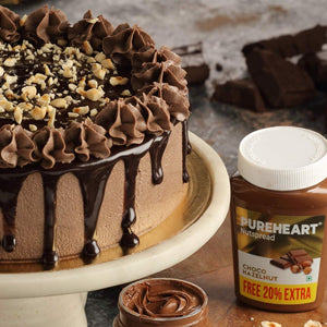 Pureheart Choco Hazelnut Nutspread. Delicious, Smooth & Creamy Snack, Nutty Chocolate Hazelnut Spread for Breakfast