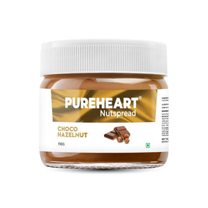 Pureheart Choco Hazelnut Nutspread. Delicious, Smooth & Creamy Snack, Nutty Chocolate Hazelnut Spread for Breakfast