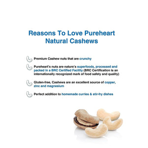 Pureheart Whole Natural Cashews