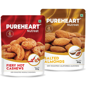 Pureheart Fieryhot Cashew  + Salted Almond