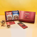 PUREHEART Diwali Gift Hamper - Combo of Fruit & Nut, Sweet & Salt Nutmix (80 g, each) with Bournville Dark Chocolate and Happy Diwali Card, Dry Fruits Gift Box