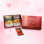 PUREHEART Pure Celebration Premium Gift Box | Dry Fruits Pack | Valentine Gift Hamper For Her | Pepperfry Cashews & Peeled Almonds Hamper For Her| Bournville Chocolate | Wishing Card | Healthy Snack