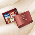 PUREHEART Pure Celebration Premium Wedding Gift Box | Dry Fruits Gift Hamper For Couples | Fruit & Nut and Salt & Sweet Nutmix (80g, each) | Bournville Chocolate & Wishing Card | Metal Diya