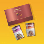 PUREHEART Onam Gift Hamper Cherokee Premium Trail Mix, Sweet & Salt Nutmix (230g, each), Cadbury Bournville Dark Chocolate with , Gift Card,