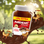 Pureheart Nut Spread Choco Cashew - Nutty Chocolate Cashew Spread for Breakfast, Bread/Toast, Sandwich