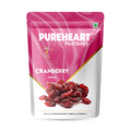 Pureheart Dried Cranberries 80g | Naturally Sweet & Tangy Cranberry Dry Fruit | Healthy Snack, Antioxidant Rich, High Fiber Superfood | Cranberry for Salad, Baking & Trail Mix