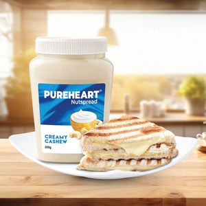 Pureheart Nut Spread Creamy Cashew , Nutty Spread for Breakfast, Delicious, Smooth & Creamy Snack