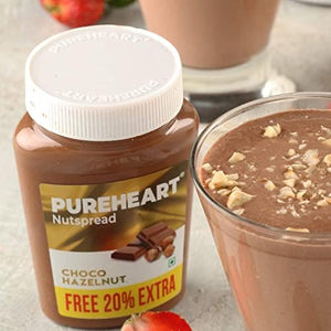 Pureheart Nut Spread Combo of Creamy Cashew (100 gm) Choco Hazelnut (100 gm) and Choco Mixed Nut (100 gm)- Creamy and Nutty Chocolate Spread for Breakfast