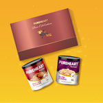PUREHEART Onam Gift Hamper Salted Cashews, Fiery Hot Cashews (333g, each), Cadbury Bournville Dark Chocolate with , Gift Card,- Premium Dry Fruits