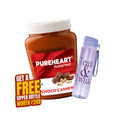 PUREHEART Choco Cashew Nut Spread 350gm with water Sipper Bottle or DOMS Stationary Kit  | Nutty, Smooth & Creamy Chocolate Cashew Butter| Rich in Roasted Nuts |Healthy Breakfast for Kids & Family| No. 1 Exporter of Roasted Nuts