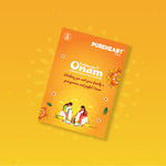 PUREHEART Onam Gift Hamper - Peeled Almonds Natural, Salted & Flavours of Venice (333g, each) with  Gift Card & Chocolate - Crunchy Dry Fruits
