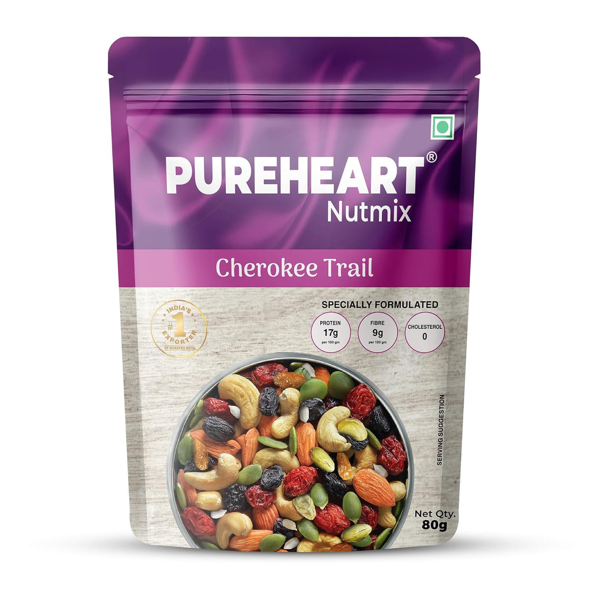 Cherokee Trail Mix  Natural Premium Mix Nuts - Combination of Cashews, Almonds, Pistachio, Cranberries, Raisins, Pumpkin Seeds, Sunflower Seeds - Crunchy Dry Fruits