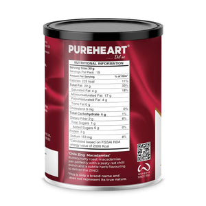 PUREHEART Nutreat Chile Zing Australian Macadamias – Spicy Roasted Macadamia Nuts | Buttery Crunch Snack | 454g | Gluten-Free & Keto-Friendly