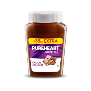 Pureheart Choco Almond Nut Spread - Delicious, Smooth and Creamy Snack, Nutty Chocolate Almond Spread for Breakfast
