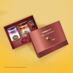 PUREHEART Premium Diwali Gift Hamper | Dry Fruits Gift Box with Trail Mix and Salt & Sweet Nutmix (454g,each) Bournville Chocolate, Diwali Greeting Card | Corporate Gifting