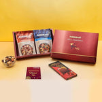 PUREHEART Celebration Diwali Gift Hamper | Dry Fruits Gift Box with Premium Fruit and Nut, Salt and Sweet Nutmix (80 g, each), Dark Chocolate, Greeting Card | Ideal Corporate & Festive Gifting