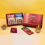 PUREHEART Celebration Diwali Gift Hamper| Dry Fruits Gift Box with Premium Fruit and Nut, Salt and Sweet Nutmix (80 g, each), Ganpati Diya, Chocolate, Card | Ideal Corporate & Festive Gifting