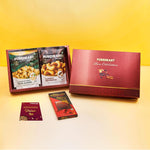 PUREHEART Celebration Diwali Gift Hamper | Luxury Corporate Gift Box with Pepperfry Cashews, Flavours of Venice Peeled Almonds (80g, each), Chocolate, Diwali Greeting Card | Festive Dry Fruits Pack
