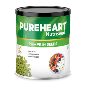 Pureheart Premium Raw Pumpkin Seeds for Snacking/Topping  Superfood for Heart Health, Digestion & Immune Support, Rich in Protein, Fibre, Healthy Diet Snacks