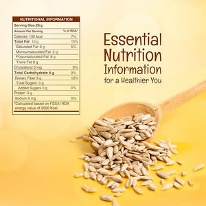 Pureheart Premium Raw Sunflower Seeds for Eating - Protein, Fibre and Antioxidants Rich Superfood for Heart Health, Immune Support, Healthy Diet Snack for Skin