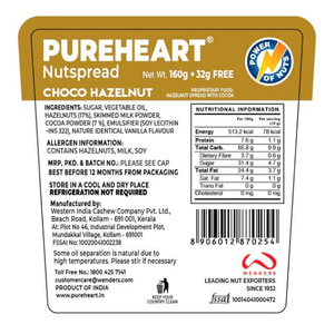Pureheart Choco Hazelnut Nutspread - Pureheart